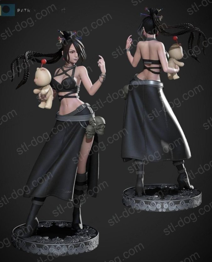 最终幻想X  (FFX) 中的 露露 3D打印图纸